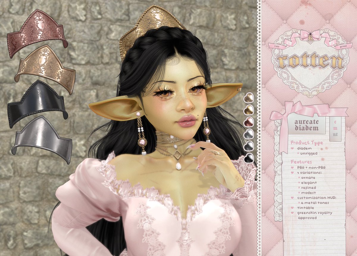 rottenshoppe's tweet photo. - - - - - - - - - - - - - - - ୨୧ - - - - - - - - - - - - - - -
{ ! } 4th, 12PM SLT @ WE LOVE ROLEPLAY
{ ♡ } rotten • aureate diadem
{ ♡ } INFO ➼ https://t.co/EcQDLKoN2D
{ ✧ } TELEPORT ➼ https://t.co/7lcS8ZeZXM https://t.co/o7sOZ7tjBy