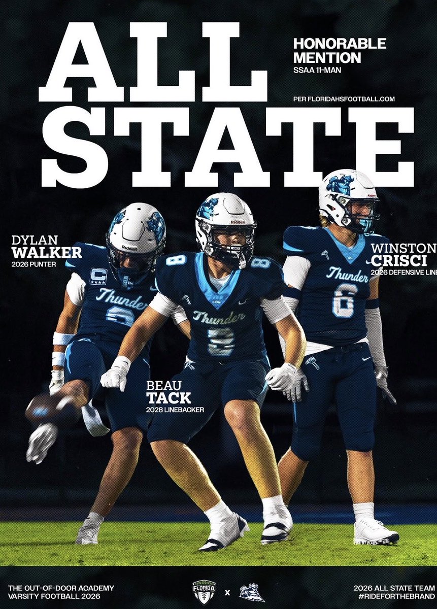 BeauTack8's tweet photo. Honored to be named SSAA 11-Man All-State Honorable Mention as a sophomore linebacker.
@coachHollway @Coach_JMedeiros @trevorkov56 @BradyC1eve1and https://t.co/abj0pV9r9l