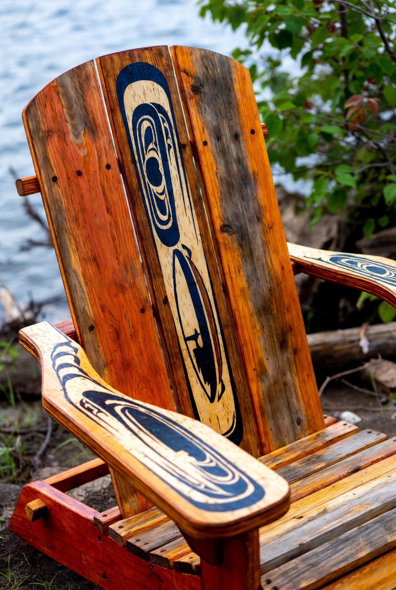 nick_randall's tweet photo. @twitandrewking @KyraNGillis Asked grok to reimagine Muskoka chair as Kitchissippi Chair https://t.co/yUDh86mYN2