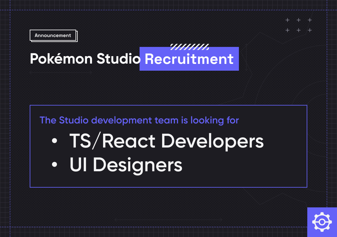 PokemonWorkshop's tweet photo. Hello Makers!

We’re looking for new contributors to help us build the future of Pokémon Studio.

Want to know who we're looking for? Check the replies below! 👇

If one of the roles catches your interest, send us a DM or contact a Staff member on our Discord (link in our bio)!👀 https://t.co/MTe5lOsS4w