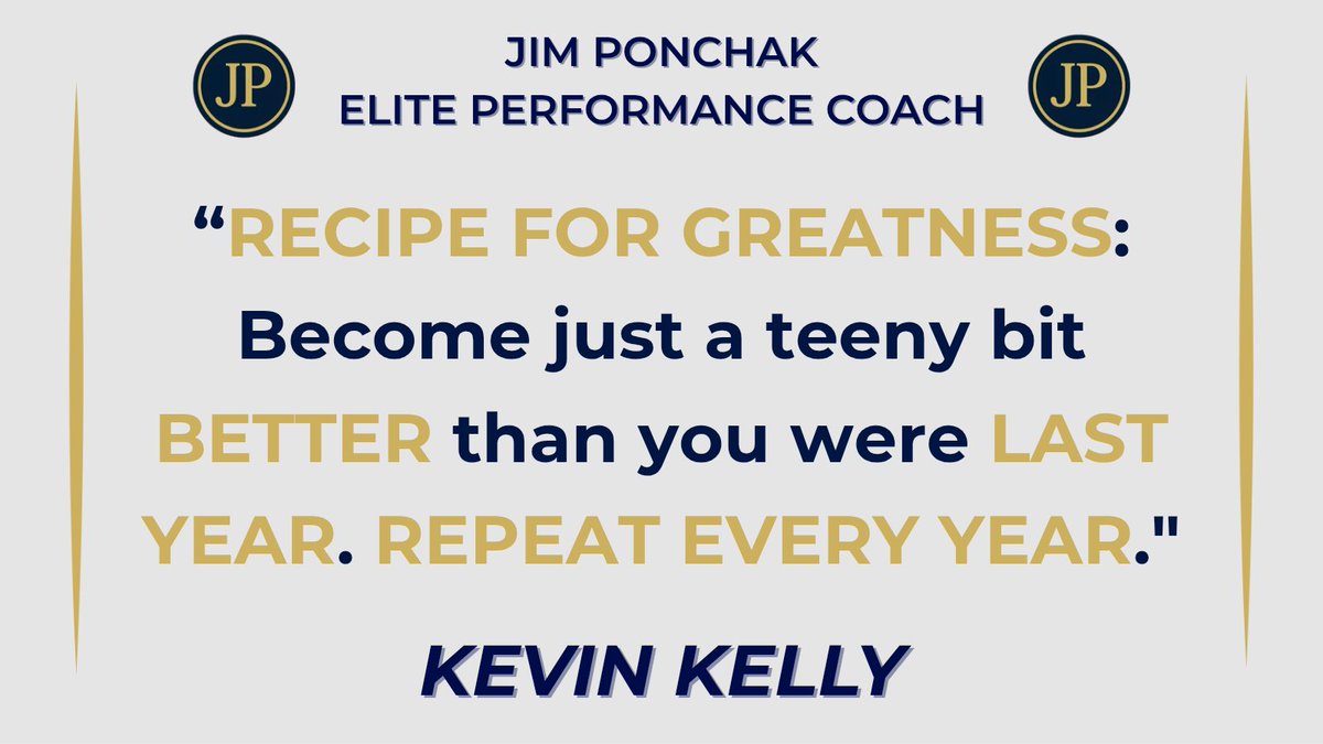 CoachPonchak's tweet photo. 🔥 Greatness is built in small increments.

Just a commitment to be a little better than you were before. ⚡

Improve.
Learn.
Grow.

Small gains compound into extraordinary results. 🚀

So ask yourself:

❓What is one area of my life where I can be just a little better this year? https://t.co/ffWaVbyfFm
