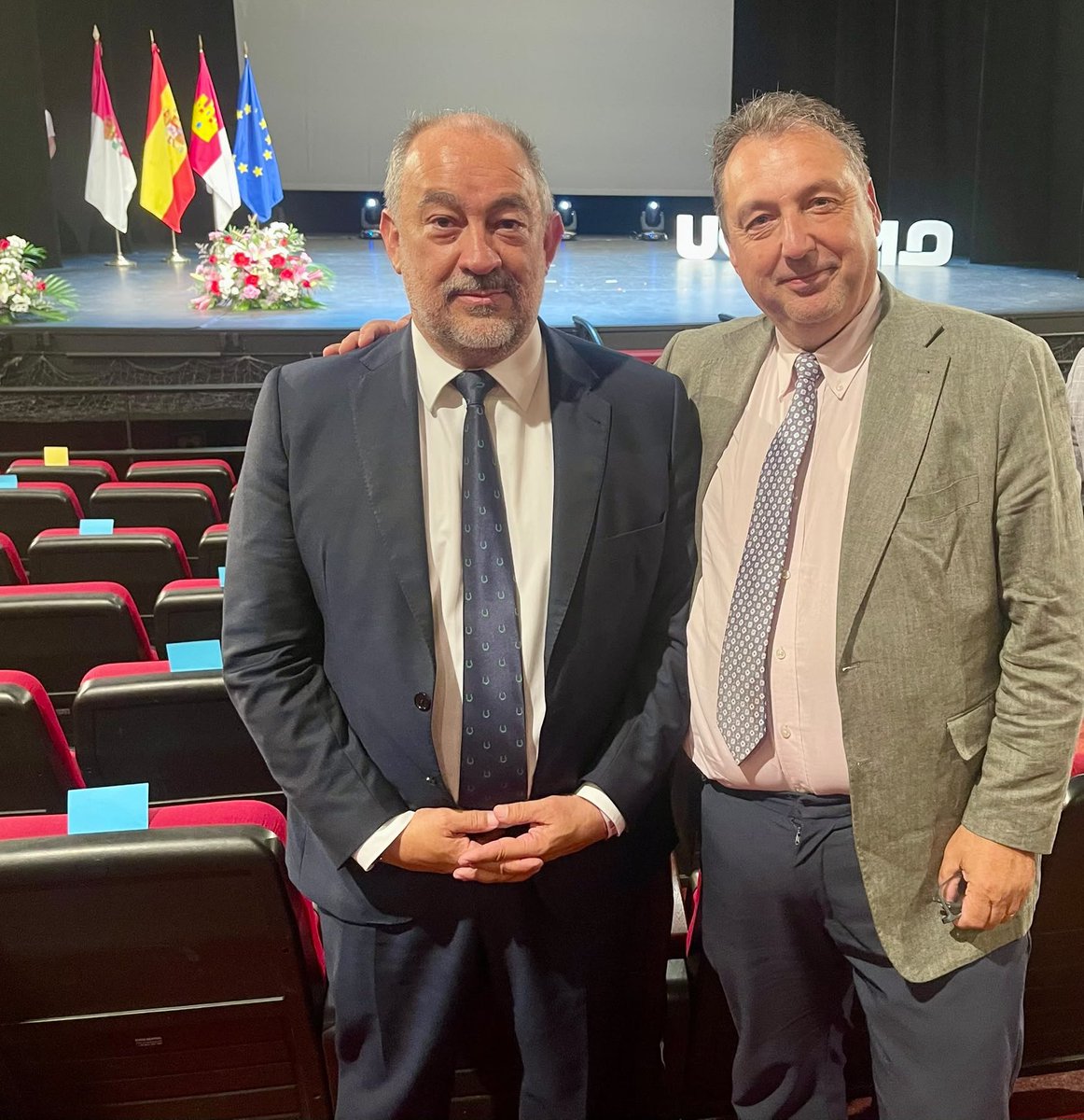 Adelsys_EP's tweet photo. No podíamos faltar a la celebración del 40 aniversario de la @uclm_es. Nuestro CEO Fernando Martín Torres acompañó al rector @GardeJulian en agradecimiento a la enorme colaboración prestada en los últimos años, fraguada en el convenio vigente con Adelsys desde 2022.

#Adelsys https://t.co/Xj9f7rdMmo