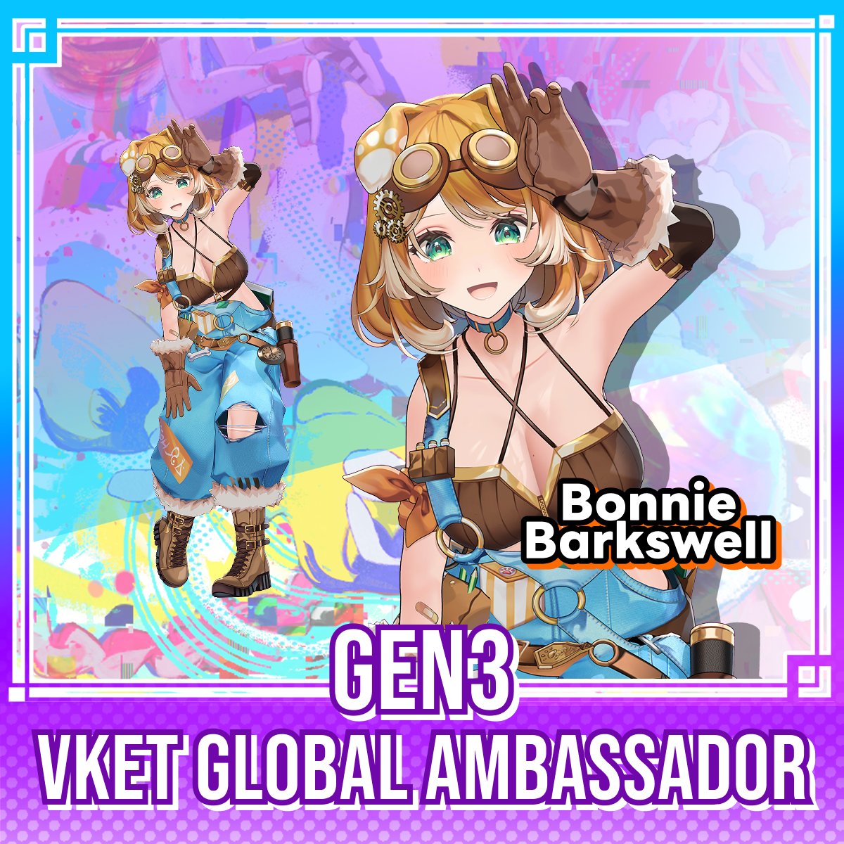enVket's tweet photo. Balls out, Barkaneers! 🥎
Airship engineer @BonnieBarkswell has officially joined the Vket Ambassador crew!
This high-flying hound is emBARKing soon and taking you with her! 🐶 https://t.co/a276TdehB5