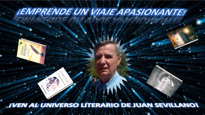 RoMemoria's tweet photo. ¿De verdad te apasiona #leer y buscas la mejor #Literatura?
Te propongo un viaje APASIONANTE: ¡Ven a conocer el Universo #Literario de Juan Sevillano! @RoMemoria
¡VOLVERÁS CAMBIADO!
#Novela #Relato #Poesía #Prosa #España #Madrid
https://t.co/p5UIApGhEP https://t.co/4N5BzPGarw