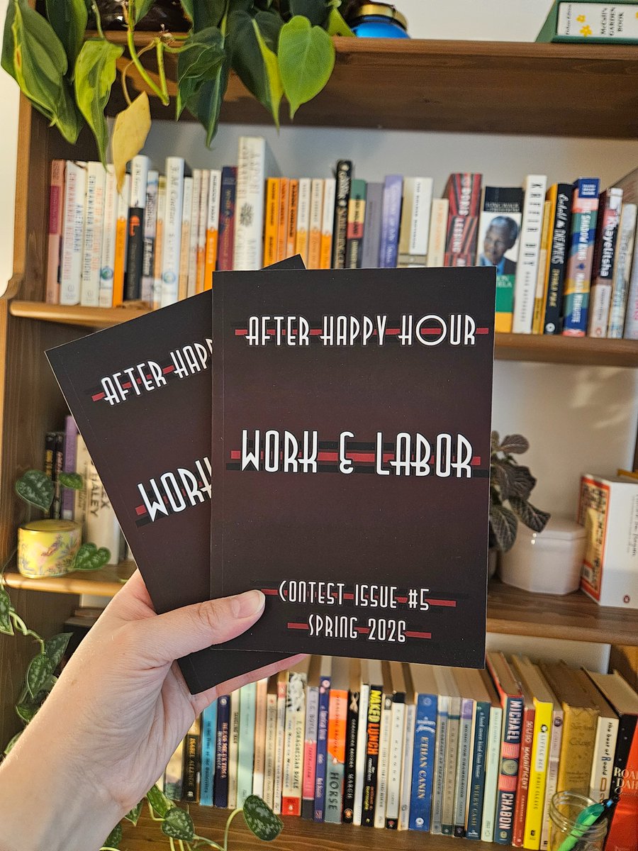 imbutashadow's tweet photo. My latest story "Essential" is now available in After Happy Hour Review's print issue #5. It received an honorable mention in their Work and Labor Contest. You can listen to an excerpt of it online where I try my best not to breathe loudly and then fail.

https://t.co/tvJk5GIV7S https://t.co/WBCT0h6gyW