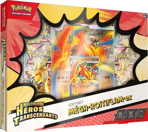 AlertEtGo's tweet photo. 📧 Invitation : Pokémon : Coffret Méga-Évolution – Héros Transcendants – Méga-Roitiflam-ex est dispo sur Amazon à 24,99 € !
► https://t.co/FYTtnyRWt7
Testez aussi:
► https://t.co/wUFvHjrJrz
► https://t.co/XkFns3Kzja
Bons plans du jour ici ►  https://t.co/3Y8eSzsNNG #Pub https://t.co/Sp9XuhjrPo