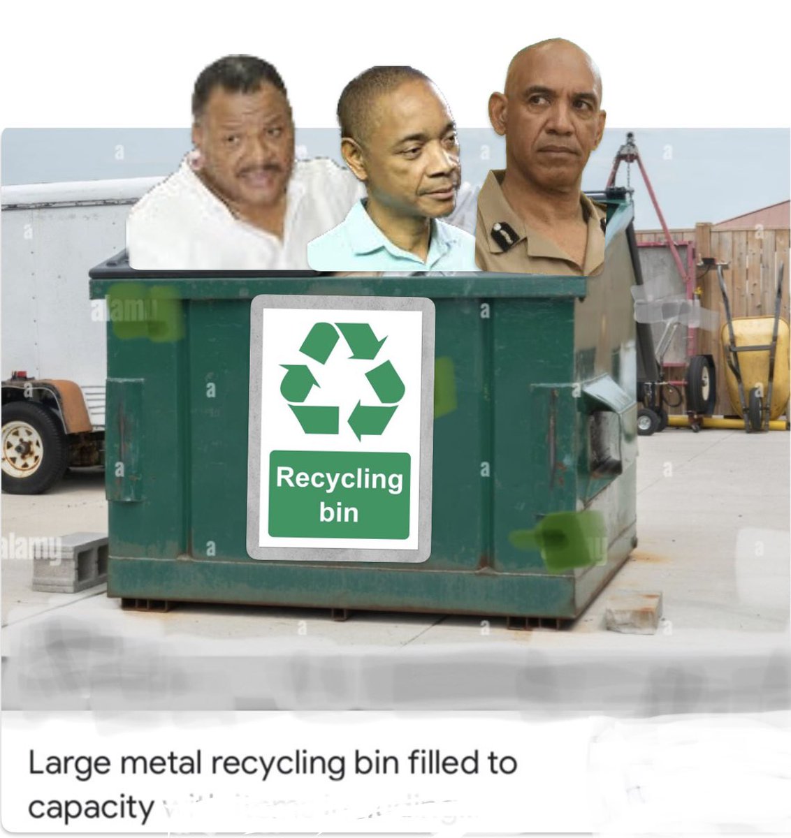 denjamdown's tweet photo. Who says this @AndrewHolnessJM admin does not have a fully functional recycling program ? https://t.co/L3g11WKbOc