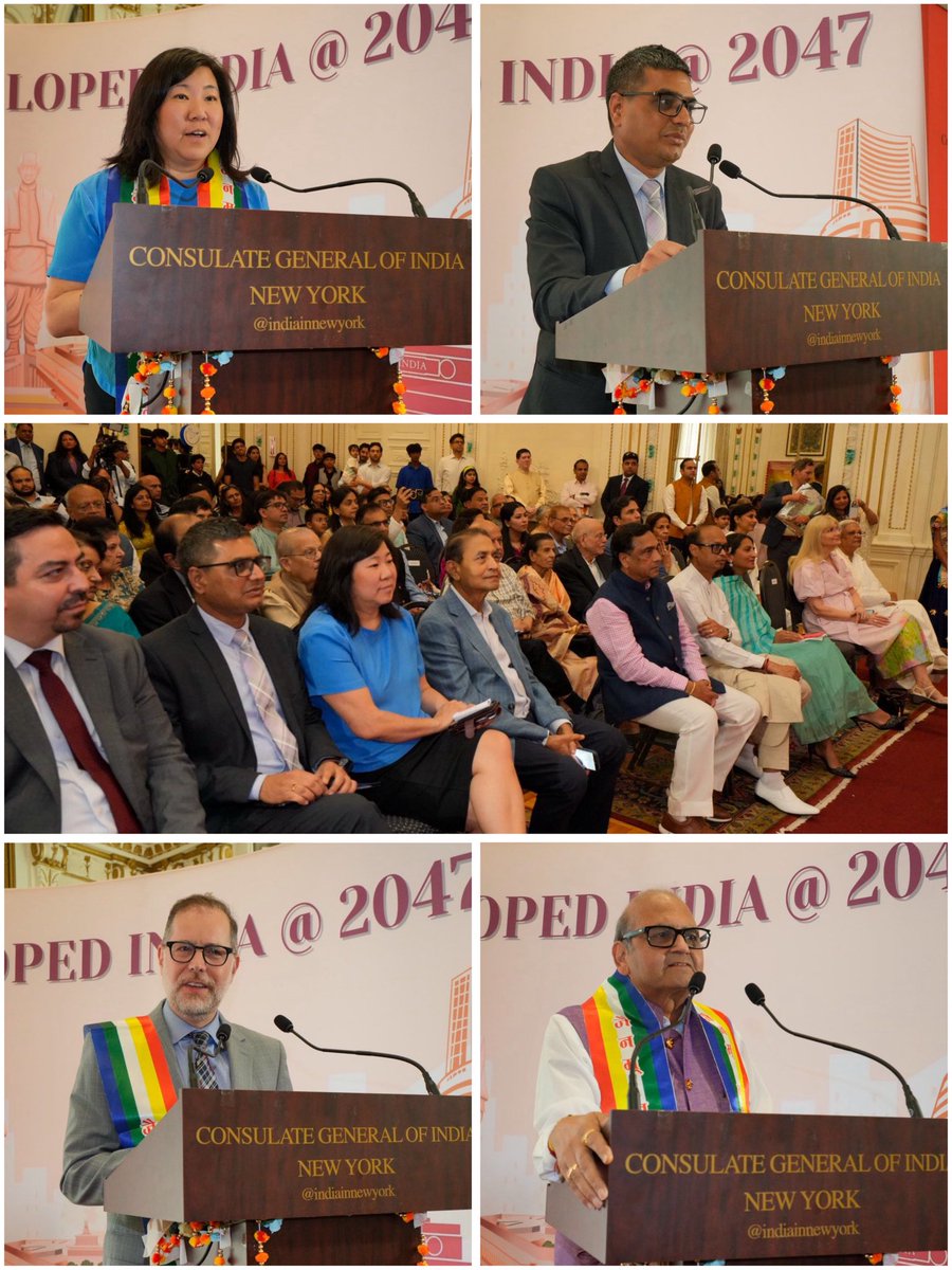 IndiainNewYork's tweet photo. Celebrated Mahavir Jayanti at the Consulate General of India, New York, in association with the International Ahimsa Foundation.

➡️ The event reflected on the timeless teachings of Bhagwan Mahavir and the universal values of Ahimsa, peace, compassion and self-discipline.

➡️ Honoured by the gracious presence of Congresswoman Grace Meng @RepGraceMeng and NYC Comptroller Mark Levine @MarkLevineNYC , who addressed the gathering and acknowledged the contributions of the Indian-American community. Sincere thanks to Congressman Gregory Meeks @RepGregoryMeeks for his thoughtful video message on this auspicious occasion. 

➡️ ACG Vishal J. Harsh highlighted Bhagwan Mahavir’s enduring message of non-violence and harmony, and commended the Jain community for its valuable contributions to India and the United States.

➡️ Congratulations to the honorees Shri Prem Bhandari @PremBhandariNYC , President of RANA, Shri Ashok Sancheti @AshokSancheti18 , Shri Rajeev Pandya and Dr. Preeti Mehta for their outstanding service to the community.

➡️ Special appreciation to Ms. Neeta Jain and the International Ahimsa Foundation for organising the event.

@MEAIndia @IndianEmbassyUS @IndianDiplomacy @diaspora_india @AmbVMKwatra @binaysrikant76 @PTI_News @PIB_India @DDNewslive