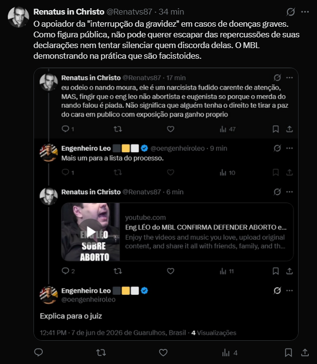 Renatvs87's tweet photo. @MichelcSales São facistoides de quinta, não pode discordar deles heim ehehe https://t.co/OoCkfh4Cqe