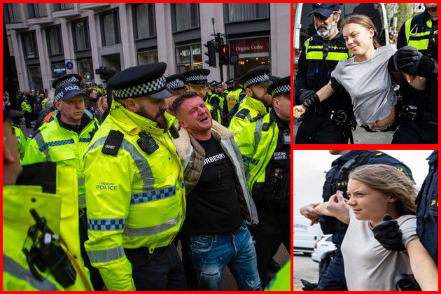 TheBruceMasters's tweet photo. What Tommy Robinson &amp; Greta Thunberg (both autistic) have in common.

They're angry that majority (neurotypicals) are not as anxious/depressed as they are.

So they work tirelessly to increase anxiety because they believe when everyone is anxious/depressed they’ll feel normal
1/2 https://t.co/dtAmLIOQZW