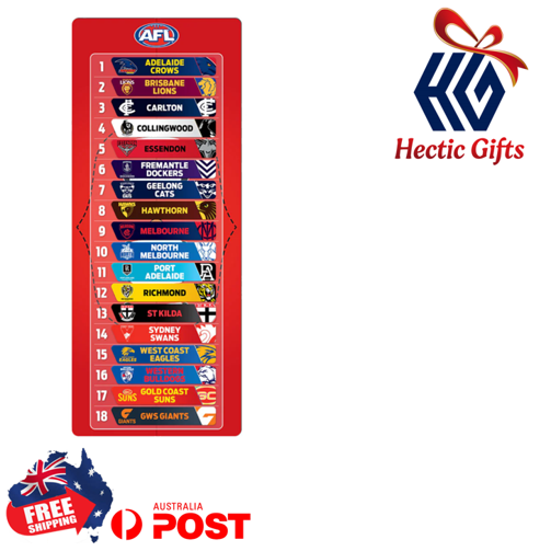 HecticGifts's tweet photo. NEW - AFL MagenticLadder
https://t.co/soJQsS9pLu
#New #HecticGifts #AFL #Magnetic #FootyLadder #Football #AustralianRules #TeamLadder #HomeAndAwaySeason #Collectible #FreeShipping #AustraliaWide #FastShipping https://t.co/ZPTnd9ofFj