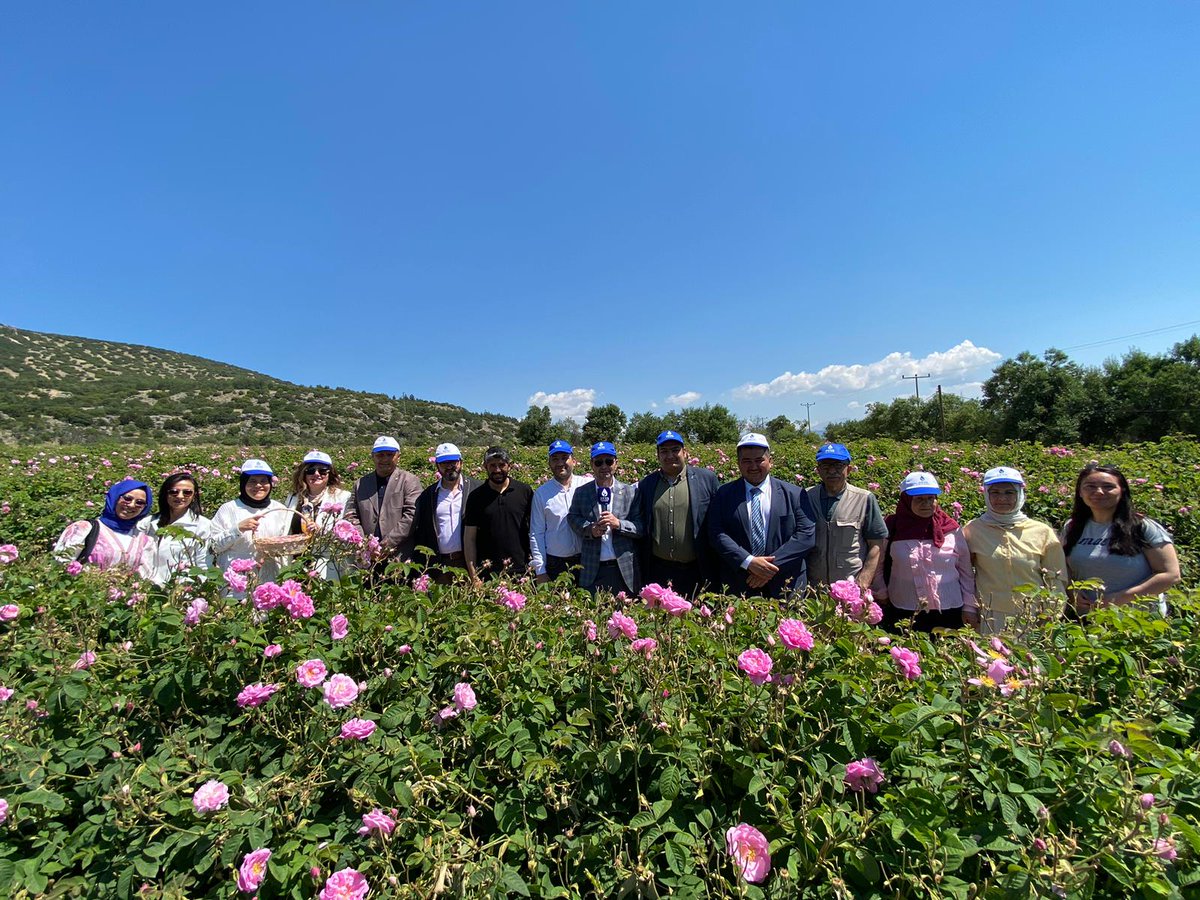 Ispartadeva32's tweet photo. Teşkilat İşleri Başkanımız @KaracaSeyit, Halkla İlişkiler Başkan Yardımcımız @Kivanccetinkaya, Kadın Politikaları Başkan Yardımcımız @HaticeAksoyAnt ve @cctezcan ve Konya İl Başkanımız @hasan_bestil ile bugün Isparta programımıza gül bahçelerinde başladık. https://t.co/VjSUeP5D14
