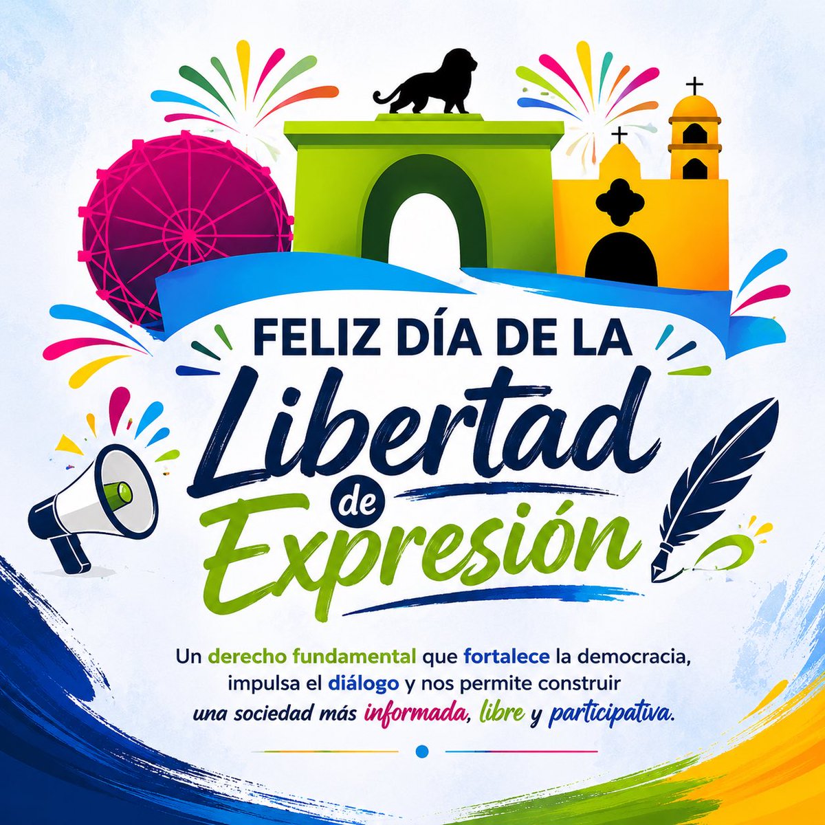 Leoncommx's tweet photo. 📰✍️ Hoy celebramos la Libertad de Expresión.

Informar, opinar y escuchar distintas voces fortalece a nuestra sociedad.

Gracias a nuestros lectores por acompañarnos todos los días y hacer posible una comunidad mejor informada.

#LibertadDeExpresión #PortalLeónMX #LeónMx 📰 https://t.co/CxLHXi6Q3P