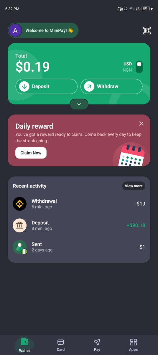 AbdulraufRidw14's tweet photo. @minipay Dear MiniPay Support,
I deposited over $90 into my account today and immediately transferred out $19. After the transaction, my remaining balance of over $70 completely disappeared from my account.
I've been using MiniPay for about 3 months without any issues😞 https://t.co/MOn8FKIBrB