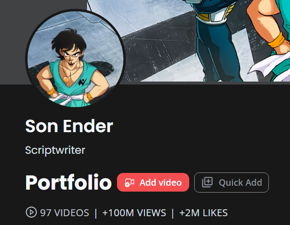 _sonender's tweet photo. Hoje bati 100 MILHÕES de views em vídeos com roteiros meus :) https://t.co/uyGVzlID7u