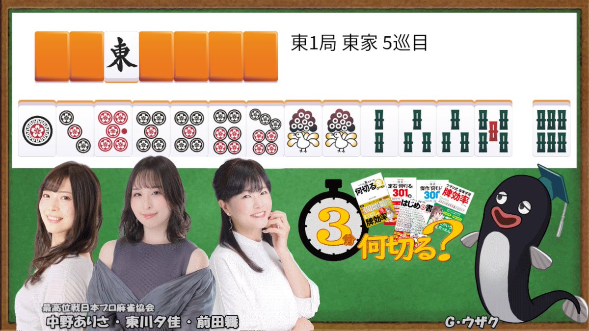 mjbook's tweet photo. #ウザク式 #何切る #拡散希望 
2026/06/08 投稿分
　
産経新聞社杯、チーム『ウザク式』の出場選手です
　
解説動画は時間を置いて公開されます📷
（※解説動画に出場選手は登場しません）
→ https://t.co/2Gp4ivf2oO 
※Xのフォロー＆チャンネル登録お願いします！ https://t.co/uFxtdsYF3e