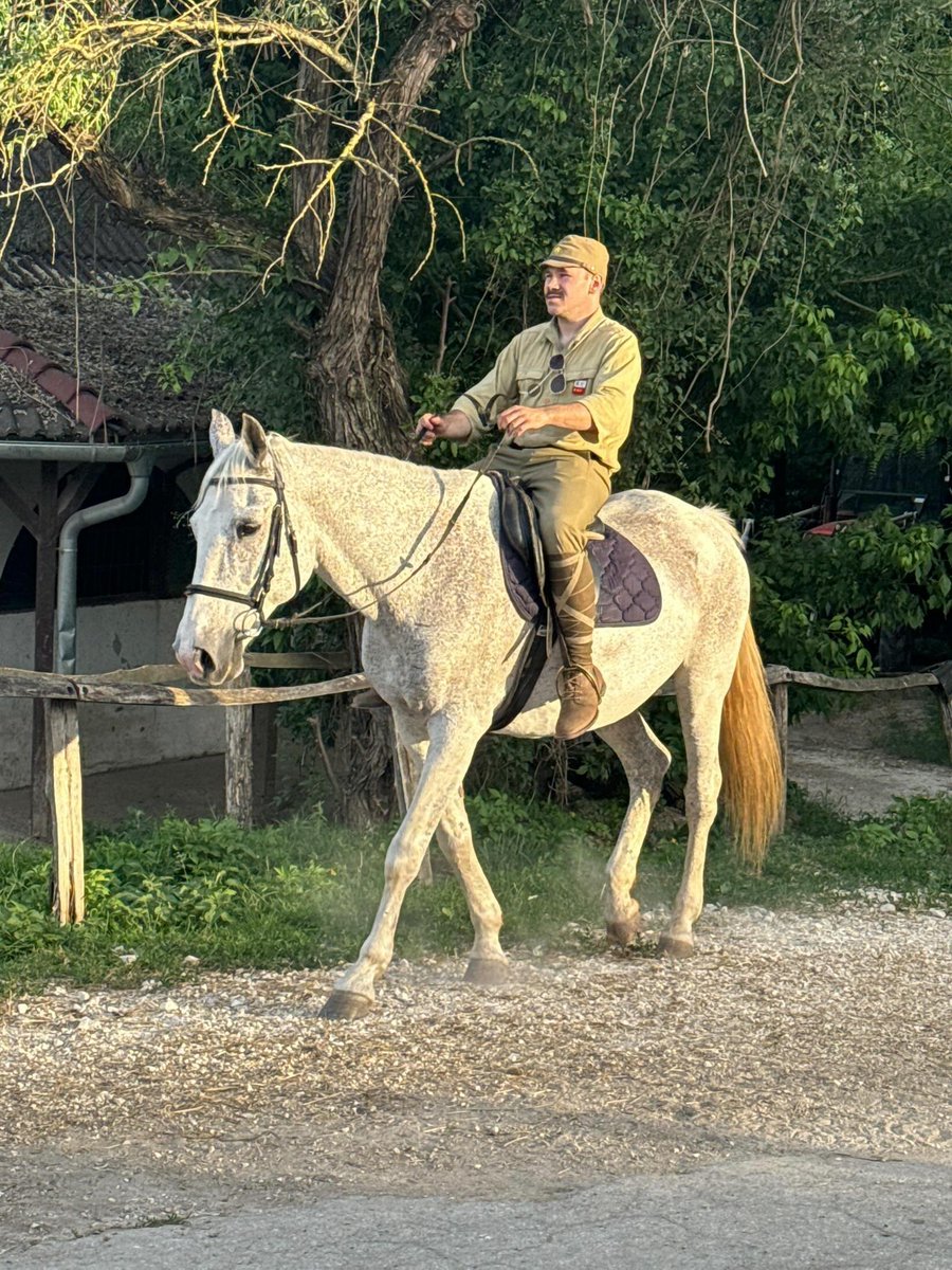 KagaLover33's tweet photo. During the event in Hungary i attended we ended Up going horse riding with my new chinese friends. I havent rušeň a horse in 7 years, forgot how fun it is. Now im determined to finish the IJA cavalry Kit. https://t.co/pWfPh0jeMB