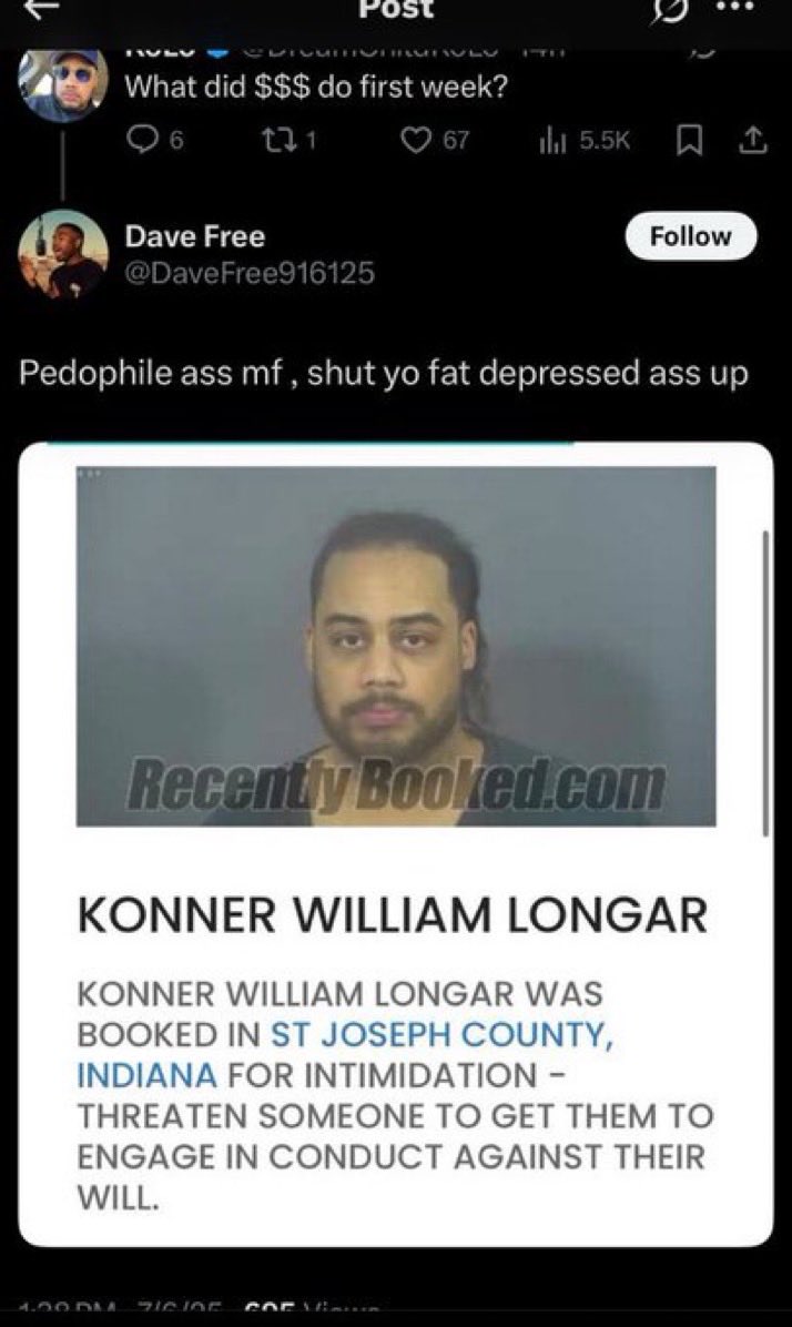 LegendaryCucho's tweet photo. @DreamChildKoLo @NyGuyy I’ll tell you what I won’t do…. I certainly won’t make a ton of Facebook posts about offing myself because I’m just too sad the cops caught me being weird

Do we know anybody who would do that?! https://t.co/aMK9azPk5J