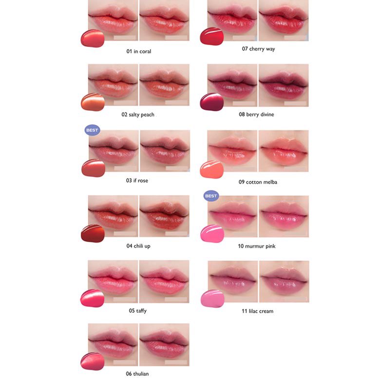 KomonfN's tweet photo. #รุ่นฮิต rom&amp;nd Dewyful Water tint
ราคา 115.- (ปกติ290.-)

มี 3
#08 Berry Divine: สีแดงไวน์เบอร์รี่เข้ม สไตล์ดาร์กเบอร์รี่ https://t.co/a6nqjcH6b6