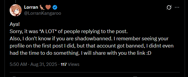 Northnoed's tweet photo. My 2 cents on Lorran.

I usually stick to my own lane when it comes to drama, liking posts to show support in secret and so on, because for a small account, mutes, blocks and so on can be a massive setback here.

But since some of my friends have been hurt by this person, I'd like to put my word forward as well.

I touched bases with Lorran briefly, he joined my discord server and seemed to try to get along with other people, he reached out in my dms, and then later he just left the server without further notice. Him being a vtuber manager I naturally thought he must've lost interest for some reason. I didn't really put much into interacting with him, because I wasn't interested in a manager at the time. Later he contacted me about a post that I had made which he seemed conflicted with. He thought it was about him, and I reassured him that it wasn't.

This is where my initial contact with him ends, and I later find that he had created a new account on this platform, because his first one was banned. I never found the reason as to why.

Seeing a lot of my moots being interested in his new account and how to succeed as a vtuber posts, I decided to check them out, and I found some takes that was slightly concerning, so I decided to quote retweet to make a single correction.
This posts was immediately jumped by a few of his goons, so I decided that he was probably best left to his own devices, because that seemed liked a retaliation with malicious intend.

All in all I saw him as someone with low self esteem, trying to find a place in the vtuber community, but his rash actions felt unprofessional, so I decided to stay clear. I'm not surprised to learn of these new events.