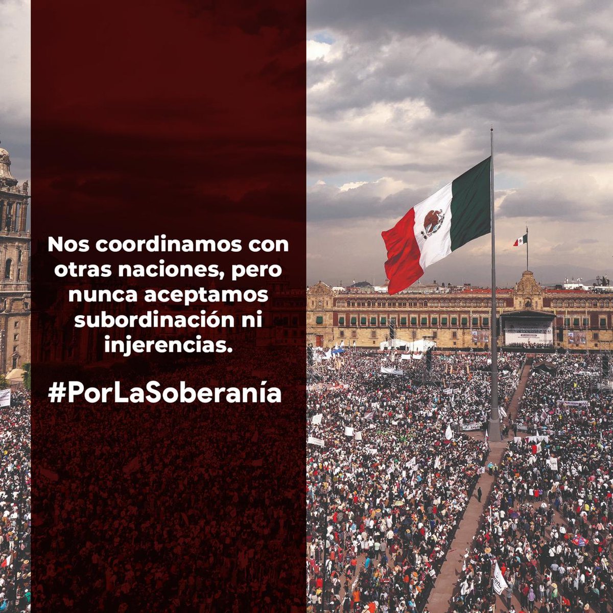 ADRIATICOROBERT's tweet photo. Las decisiones de México las toman las mexicanas y los mexicanos. Nadie más. #PorLaSoberanía https://t.co/ct1TnvqKZw