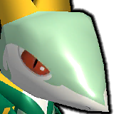 SERPERI0RITY's tweet photo. Serperior pokemon rumble rush (low poly serp) ✧ #Serperior https://t.co/fmBA1N5vRm