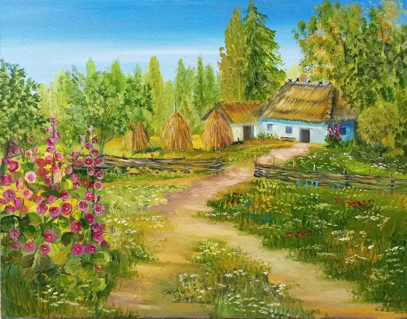 BAPTAua's tweet photo. На краю села хатина,
Заглядав в вікно смерека...
Оксана Курдова "Край села". https://t.co/KdsKtU1qFY