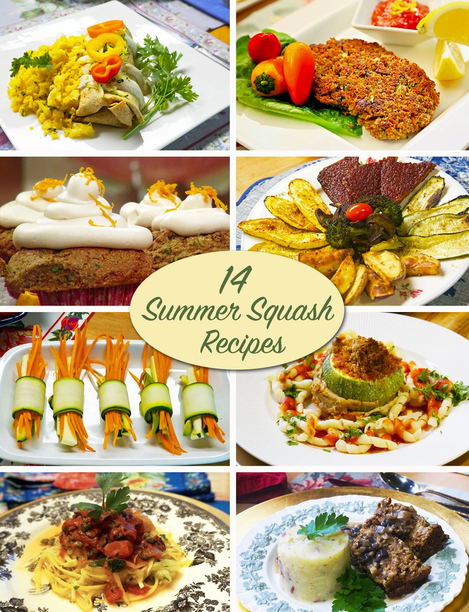 Jazzyvegetarian's tweet photo. Got zucchini? Here are fourteen delicious ways to serve summer squash for breakfast, lunch, dinner, and – yes – even dessert! https://t.co/mEGjEoQWVn

#dessert #plantbased #plantbasedrecipes #vegan #veganrecipe #veganrecipes https://t.co/ZmjOa5ykY3