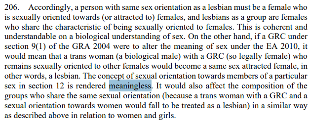 Jebadoo2's tweet photo. 4/ Gay men and lesbians have a particular concern in this debate. Trans activists tried to render the gay/lesbian protected characteristic "meaningless" in For Women Scotland. Many of us such as me feel rather angry about that, but Dr Foran always speaks calmly and academically. https://t.co/dCjPtZiKBU