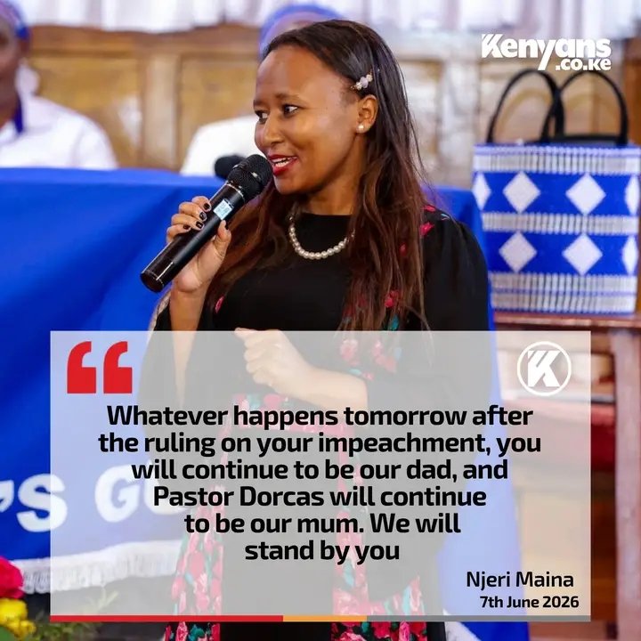 suarez_rop's tweet photo. "Whatever happens tomorrow after the ruling on your impeachment, you will continue to be our dad, and pastor Dorcas will continue to be our mum. We will stand with you."  Njeri Maina

Harambee Stars Ksh 200,000 Social Health Authority kenya and southafrica KDV 713J Gaitho https://t.co/OOZpW7g5oN