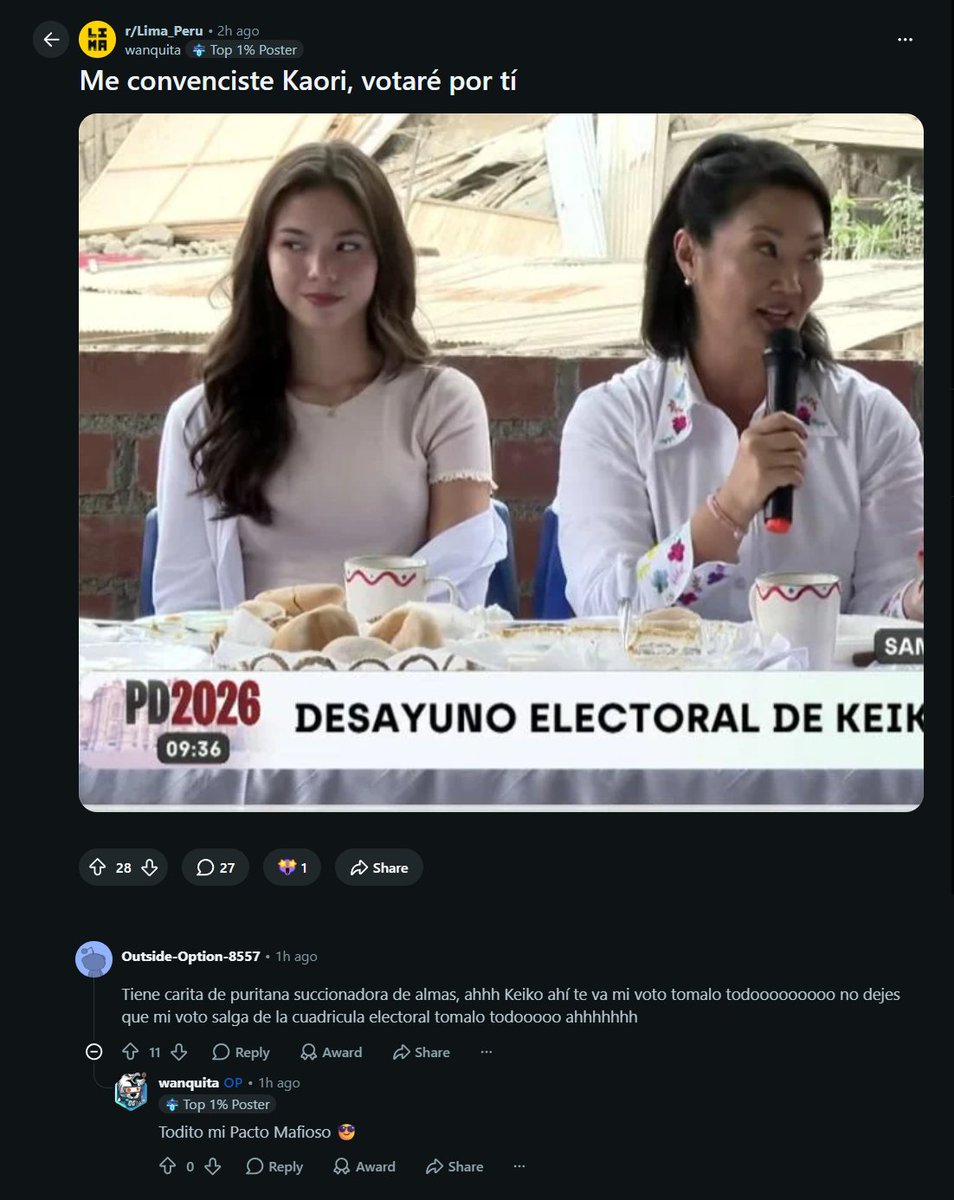 LiamInvestiga's tweet photo. Bueno los pedófilos ya eligieron por quién van a votar. https://t.co/tYP7xGDFUN