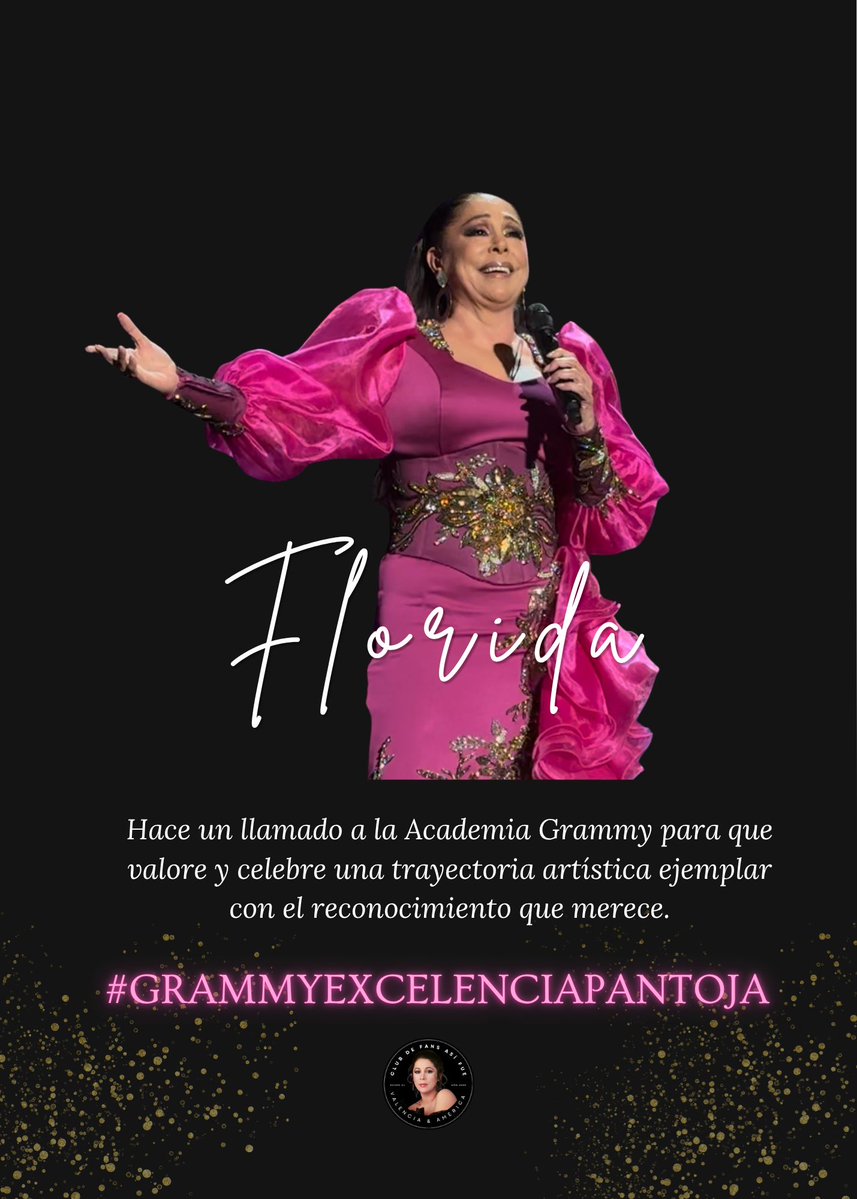 IPReinadAmerica's tweet photo. #GrammyExcelenciaPantoja https://t.co/4rLQd3R1u8