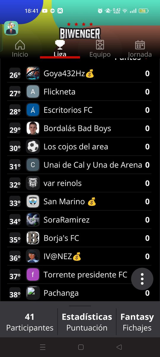 labfantasy00's tweet photo. El jueves comienza el Mundial, y ¡¡Ya somos 41!.
Muchas gracias ☺️. https://t.co/Wum1njXGqe