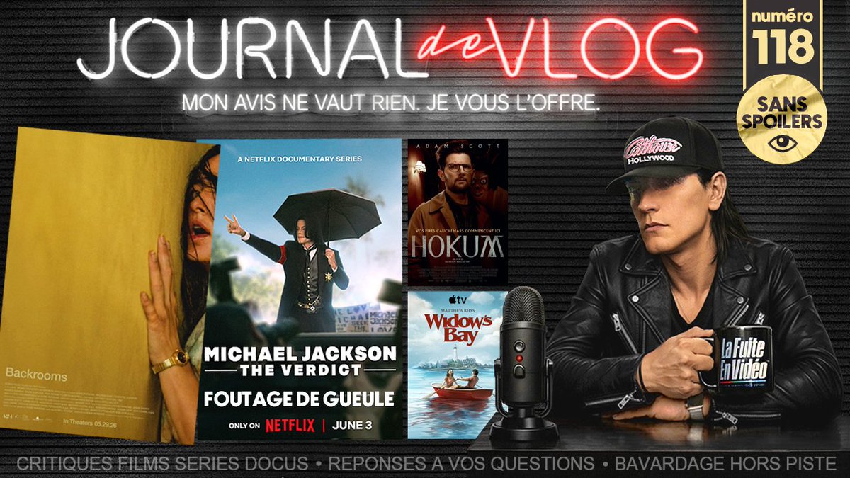 LaFuiteEnVideo's tweet photo. Nouvelle vidéo en ligne où on prend notre temps pour démonter le docu Netflix sur Michael Jackson sans oublier Backrooms, Hokum et plein d'autres sujets abordés grâce à vos questions !
https://t.co/5s0ONuE6Yf https://t.co/S6GmrLfGh0