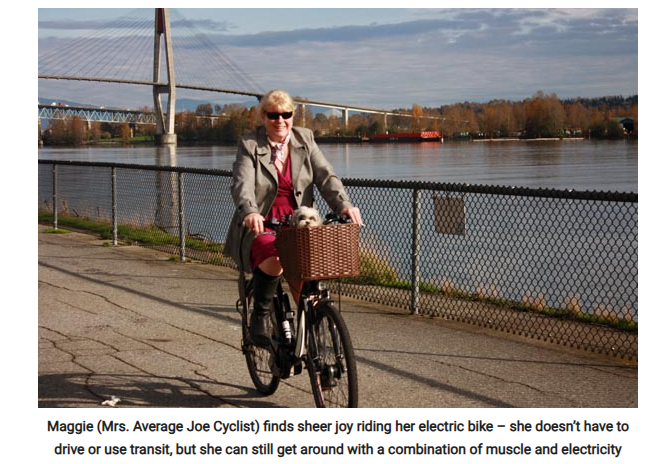 Boenau's tweet photo. "Electric bikes cause people to cycle longer and more often. The effect was strongest on women." @ElectricBikesB 

Recap of the research below. https://t.co/RCSYRGIDcf