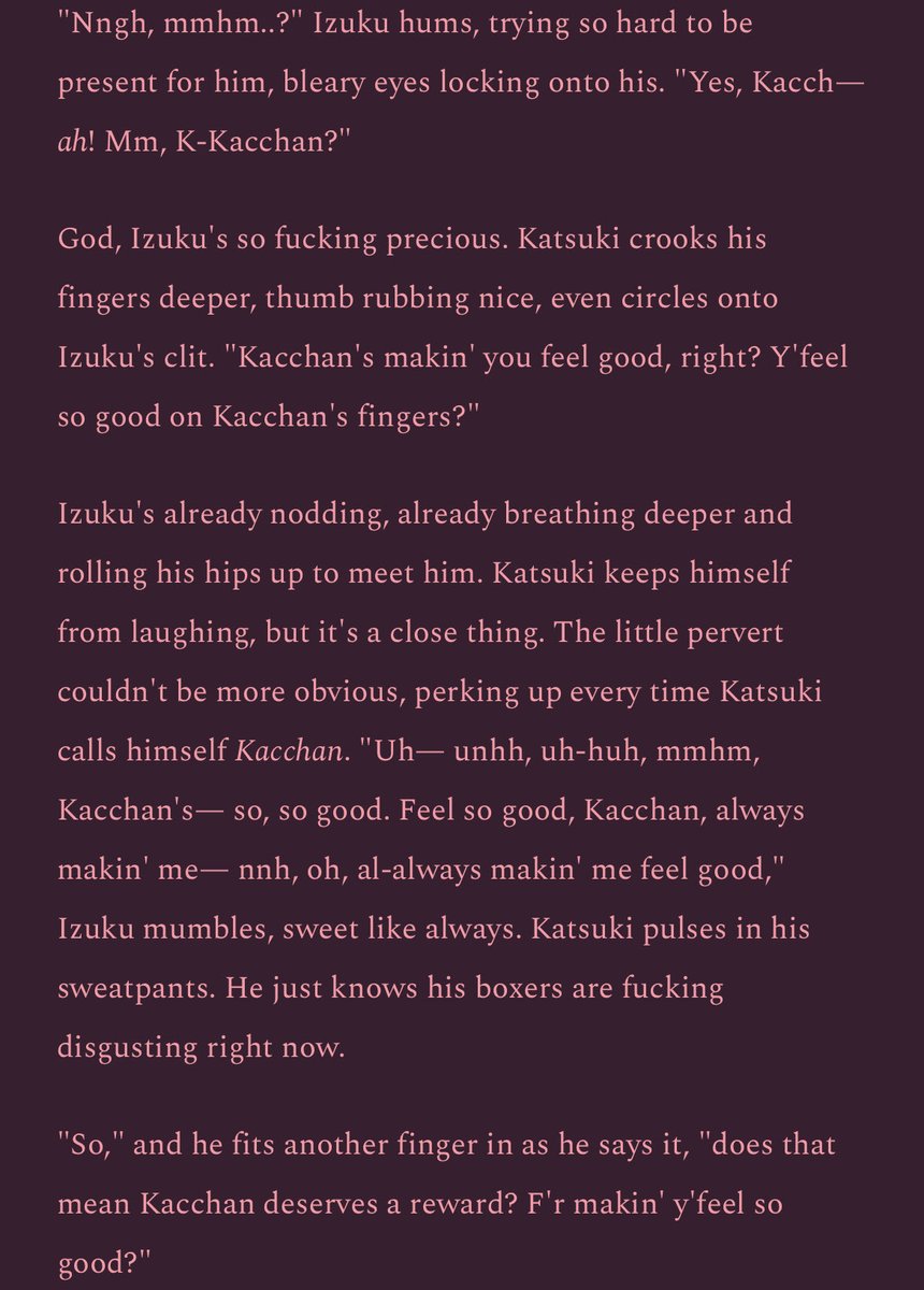 pervzuku's tweet photo. they both have a “kacchan” kink <3 https://t.co/sIzn5fZc8d