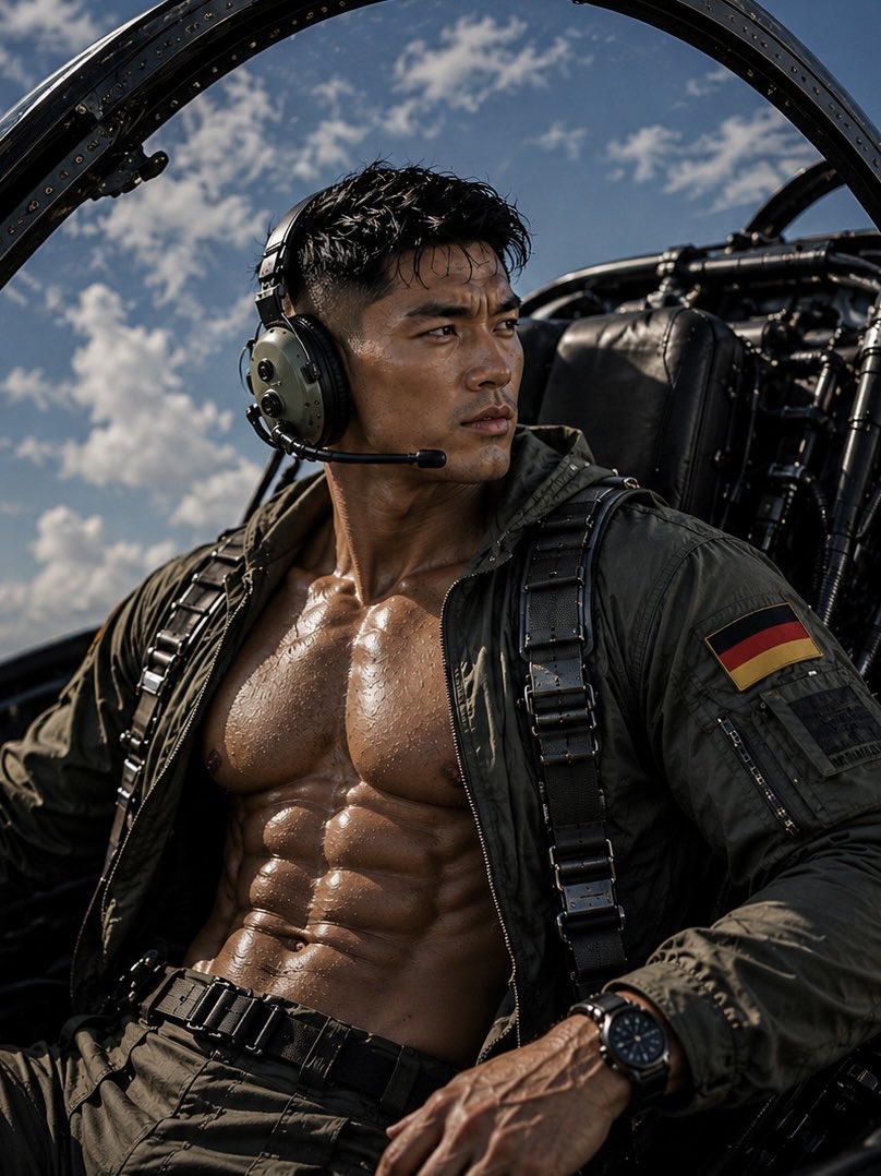 BerlinGuys's tweet photo. Sky Heroes.

Above the clouds, every mission begins with a choice.

Who would you trust in the cockpit?

#gaymuscle #sexygay #fighterpilot #musclemen #berlinguys https://t.co/MLJRPCjZhM