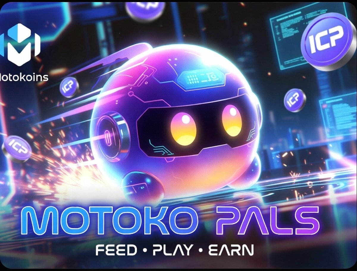 motokoins's tweet photo. Cute cyber and ready to earn! Feed your Pal play to level up and stack Motokoins in the ultimate ICP ecosystem companion.

 Who’s adopting their first Pal today?  

Feed • Play • Earn

#MotokoPals #ICP #NFTs #PlayToEarn https://t.co/dfEC95WGcC