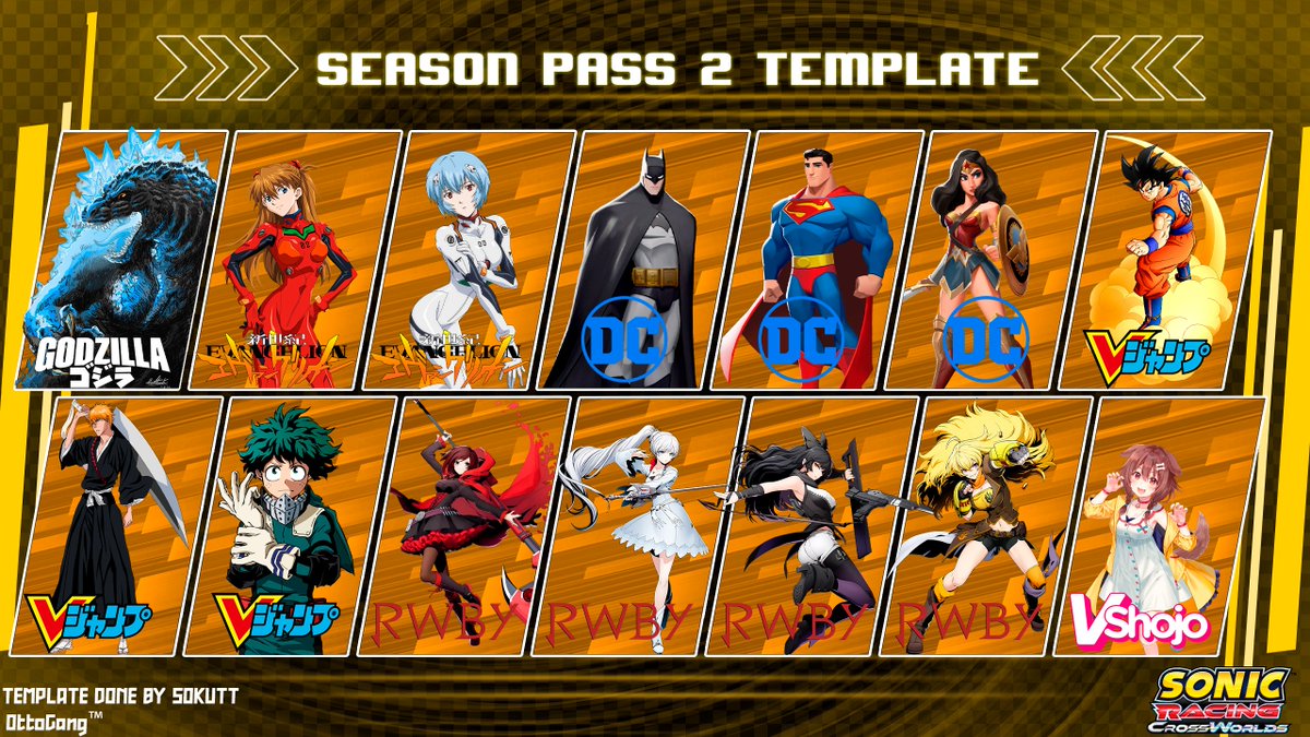 SoKu_TT's tweet photo. LETS GO GAMBLING!

My wishlist for the season pass 2 of Crossworlds!

#SonicRacingCrossworlds

Template below https://t.co/wrHZG3InMN