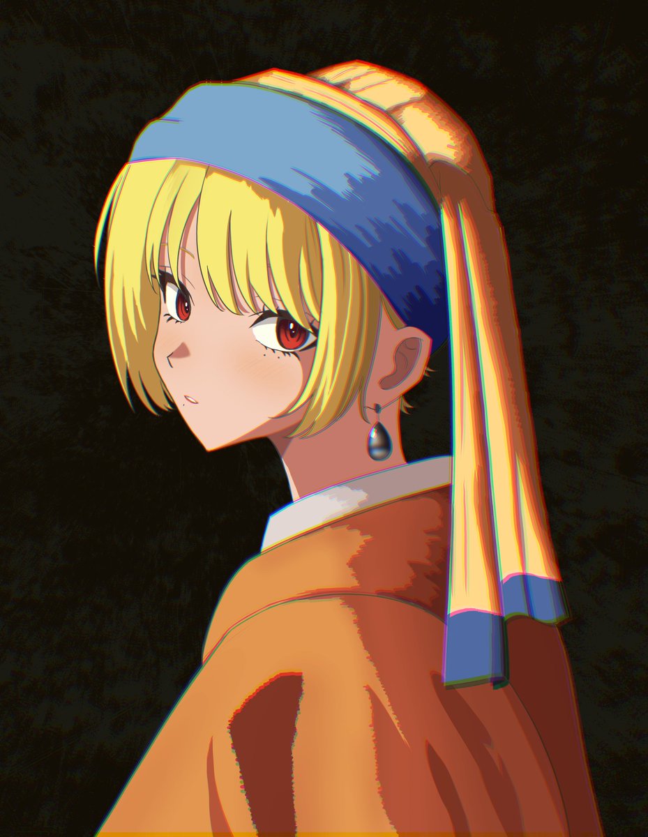 Luminya_povnela's tweet photo. Kinosaki with a Pearl Earring

#マリッジトキシン #Marriagetoxin #KinosakiMei #城崎メイ https://t.co/tdJAJY8XdW