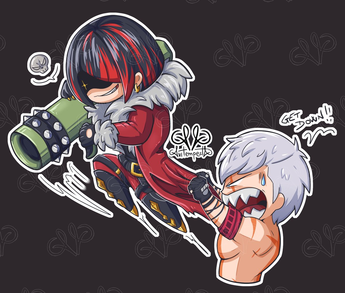 Avitempestart's tweet photo. [Commission]
Thanks again to @ShahdeeShyll for supporting me 💙

#BryanFury #AnnaWilliams https://t.co/FF4b0fyMrf