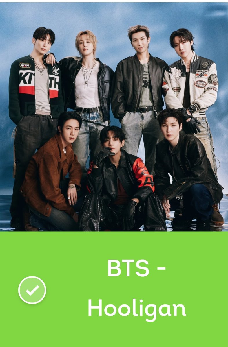 t_ddaeng's tweet photo. YA ES CANDIDATA 🥳 

🔥 HOOLIGAN 

📎 https://t.co/vqC3lbkErw

✅ Seleccionar 
🗳️  Votar

Puesto 1 👀 

CUIDEMOS EL 1ER LUGAR 🔥 

#Hooligan #BTS @BTS_twt https://t.co/vP87GoyEFA