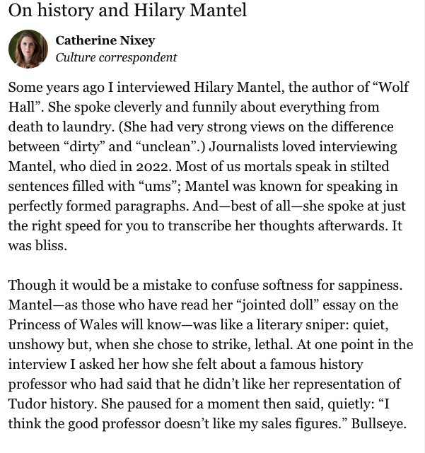 Lindsay_Powell's tweet photo. "Somewhere along the line, academia parted company with readers. Academics sniff at history books that the public enjoys."
— Catherine Nixey, Culture correspondent, @TheEconomist.
How did we get to this point in writing history? https://t.co/dpLbceNWJq