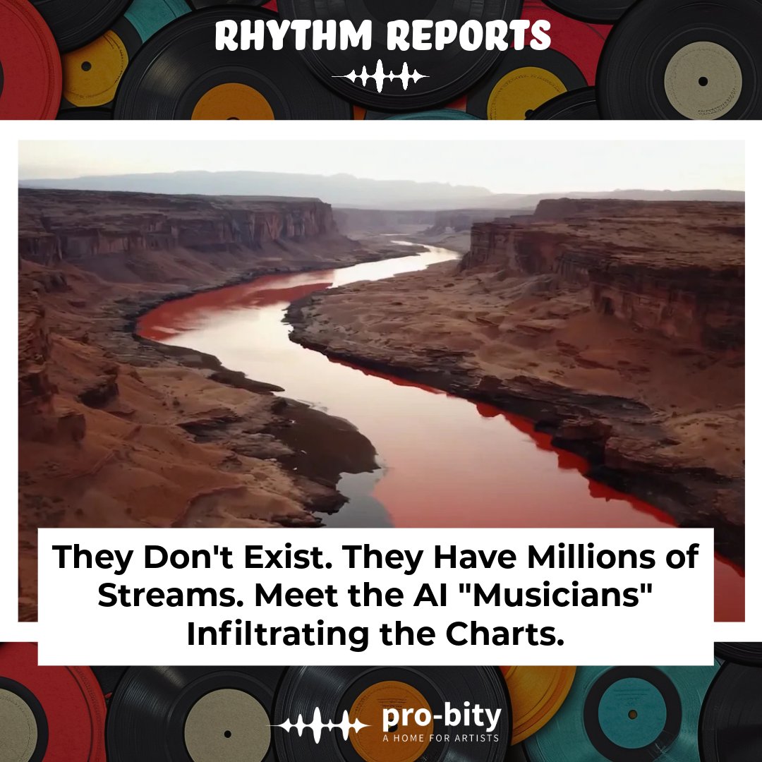 pro_bity's tweet photo. They have names. Profile photos. Instagram pages. Millions of streams. And they don't exist.

Meet the AI "artists" taking over streaming platforms in 2026.

"Eddie Dalton" 
"IngaRose" 
"Velvet Sundown"
"Blow Records" 

📰: https://t.co/JArMEOU3so

#AIMusic #FakeArtists https://t.co/2IC1jZoKjc