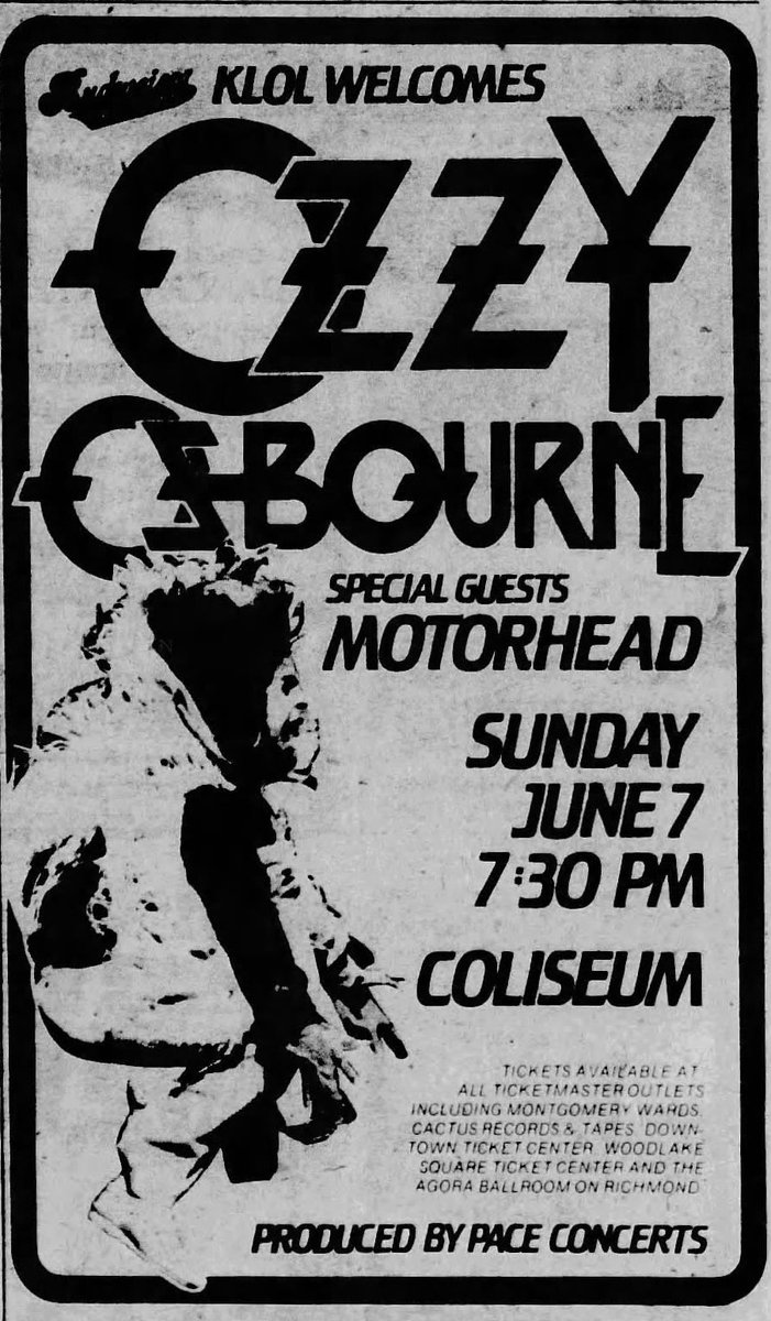 オーダーお客☆ On This Day in Metal June 7th, 1981 🤘 Ozzy Osbourne's 