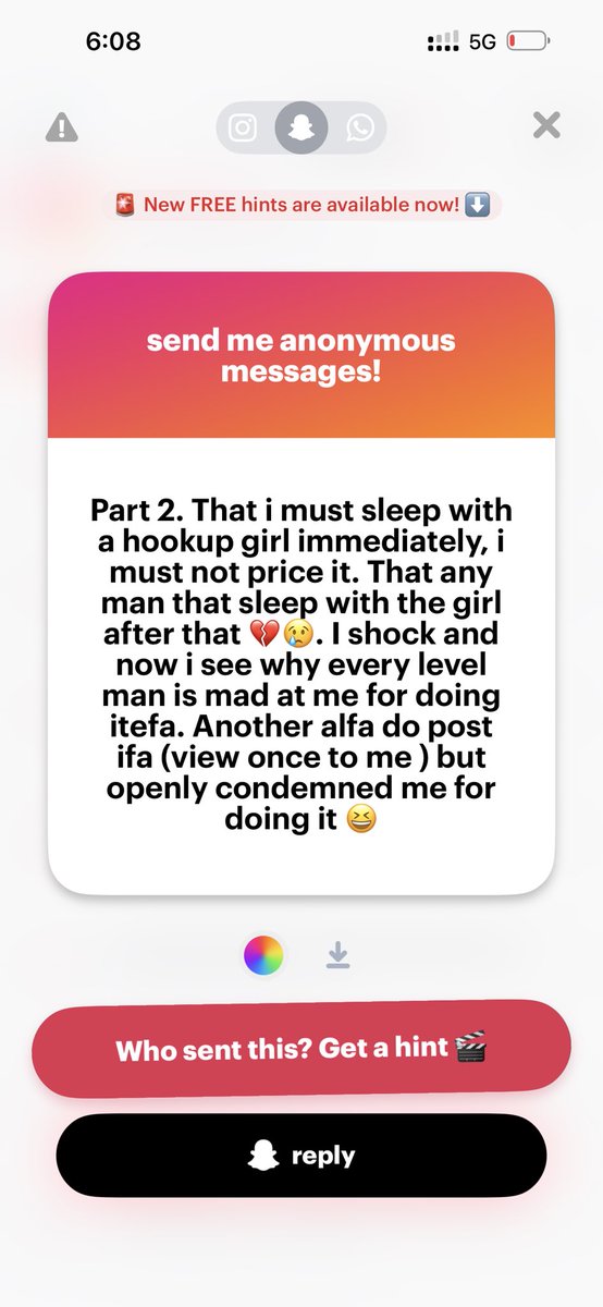 OlawaleOlanir12's tweet photo. There are lot of lessons here 

But “I will sleep with one hookup girl”

Listen to that part well 

Women be very careful !!! 

Especially you that you are quick to sell your body https://t.co/ON9B90vEVV