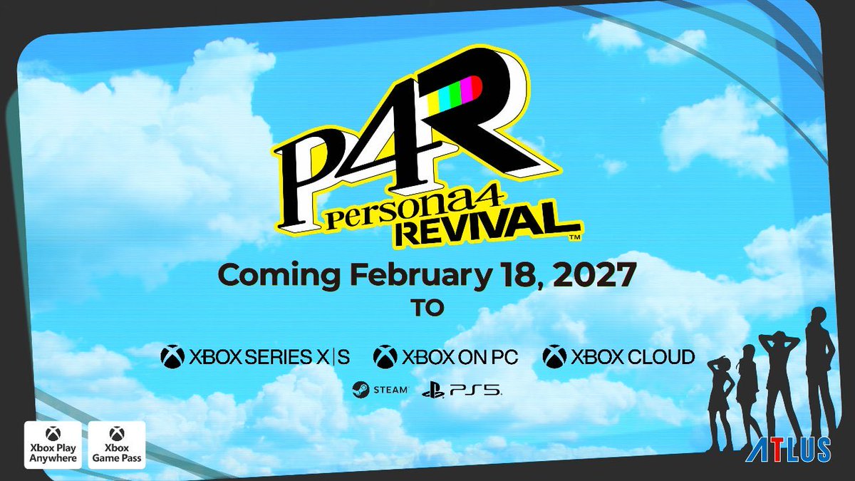 JustPlayIt_'s tweet photo. 🔴 رسميا Persona 4 Revival قادمة يوم 23 فبراير 2027 على XBOX و PC و PS5 https://t.co/lhIyTM36CZ