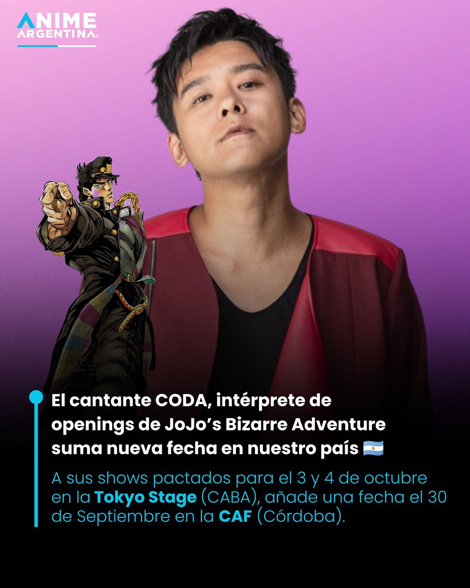 anime_argentina's tweet photo. CODA suma nueva fecha en Argentina 🇦🇷 https://t.co/hmEnOO1O05