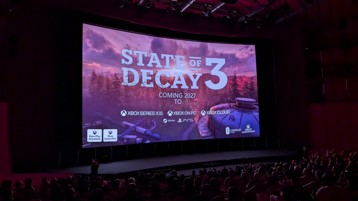 GamingTrend's tweet photo. State of Decay 3 emerges from its silence for a brand new gameplay trailer! Launches in 2027!

#xbox #summergamefest https://t.co/TLwoLDwGT1