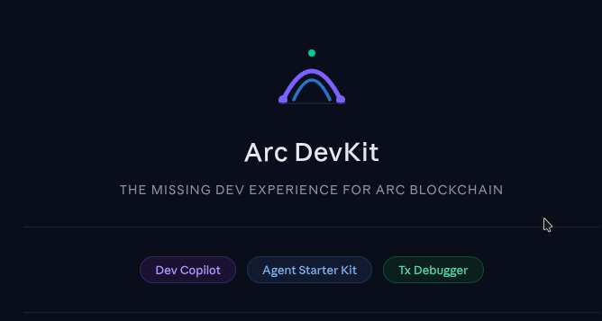 Jeielsantosdev's tweet photo. 🐍 Day 1 building Arc DevKit
@arc 
An open-source Python toolkit for Arc developers.

Planned modules:

⚡ Dev Copilot
🤖 Agent Starter Kit
🔍 Tx Debugger

Just getting started, but I'll be sharing the entire journey in public.

#Arc #Python #BuildInPublic #OpenSource #Web3 https://t.co/pdXNir1m5B